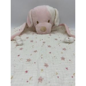 Douglas Baby Lovey Cuddle Toys Baby‎ Rosy Cream Puppy Dog Blanki Blanket